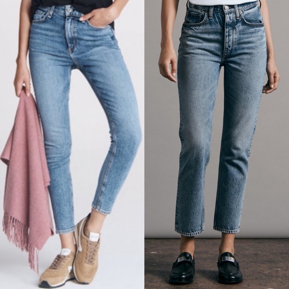 Rag & Bone Nina High Rise Ankle Cigarette Jeans in Norwalk.size 24 - Picture 5 of 10